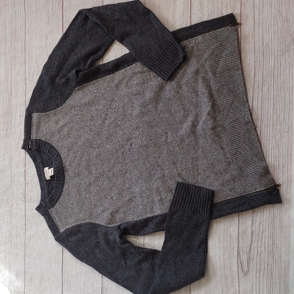 VINTAGE J. CREW FACTORY MERINO WOOL BLEND SWEATER